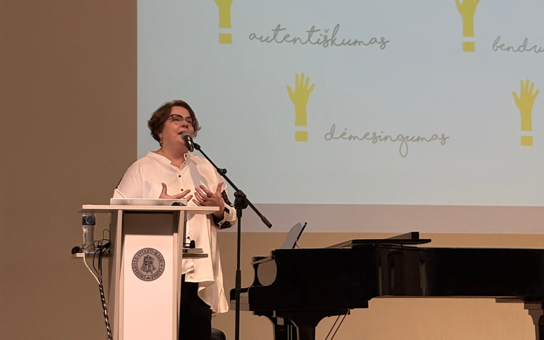 Emocinio intelekto ugdymas muzikos pamokose: EIME patirtimi dalijomės Vilniaus pedagogų konferencijoje