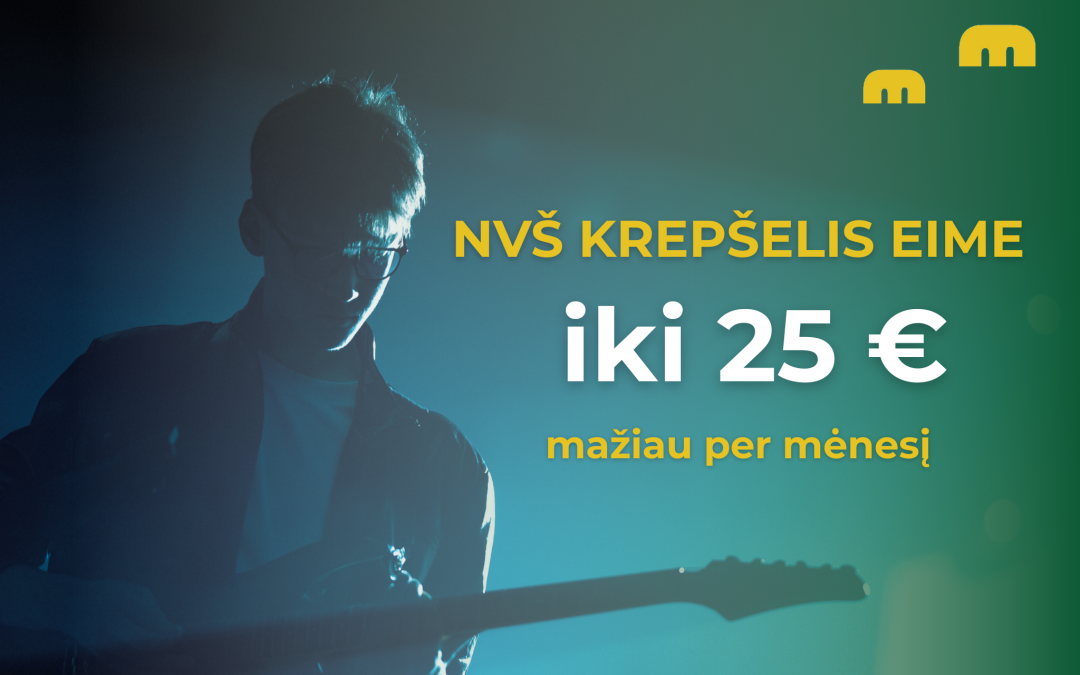NVŠ krepšelis: kaip juo pasinaudoti EIME muzikos pamokoms?